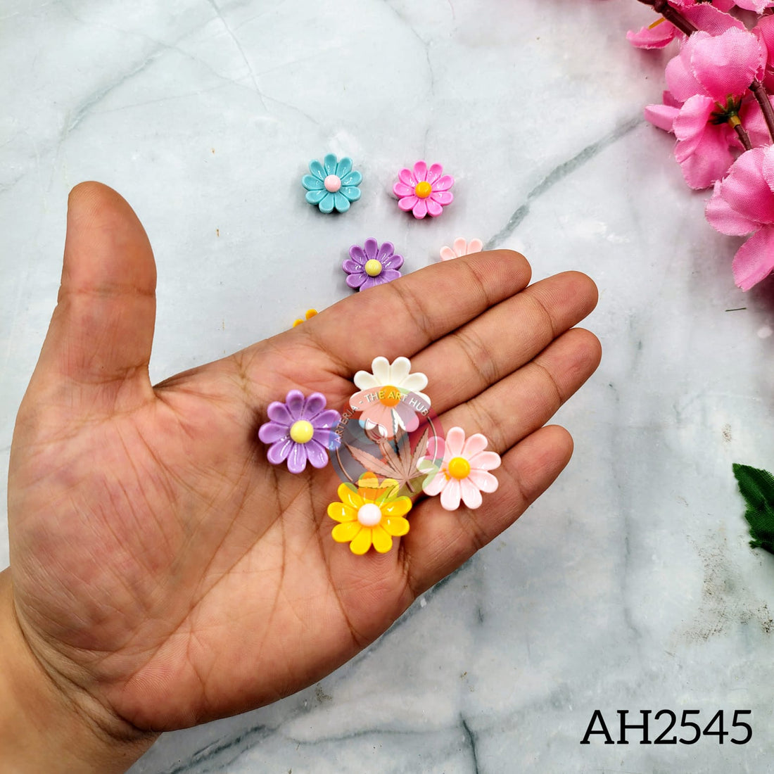 3D decorative glossy flowers 1