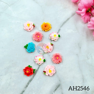 3D decorative glossy flowers 2
