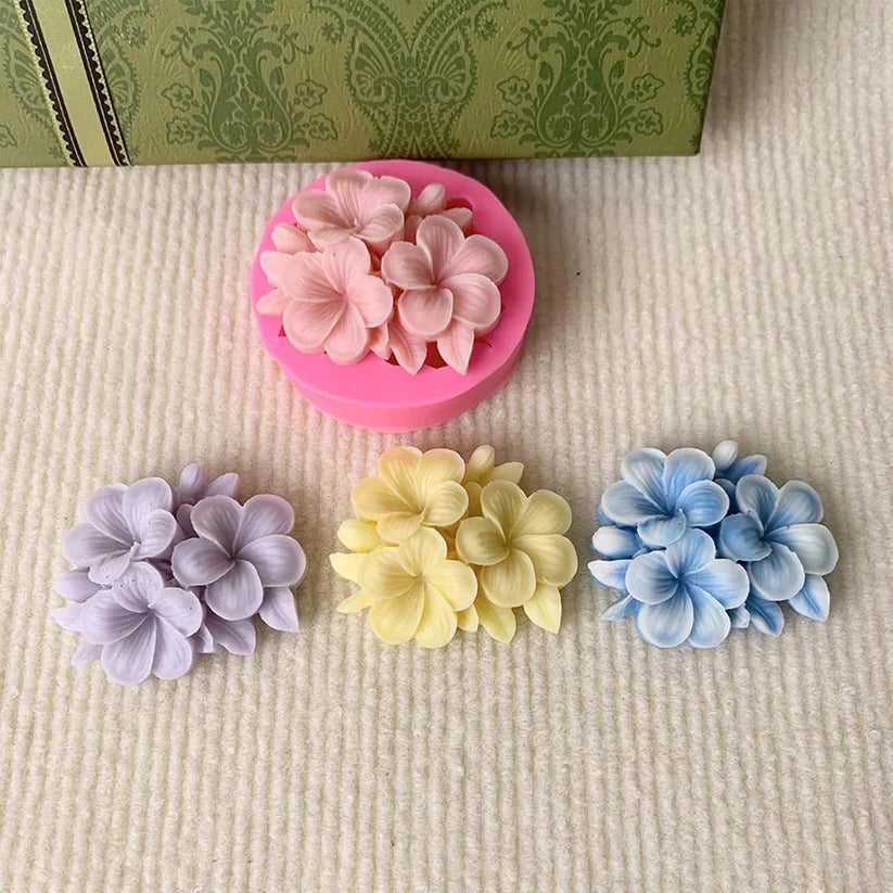 3D Cute Flower Handmade Mould