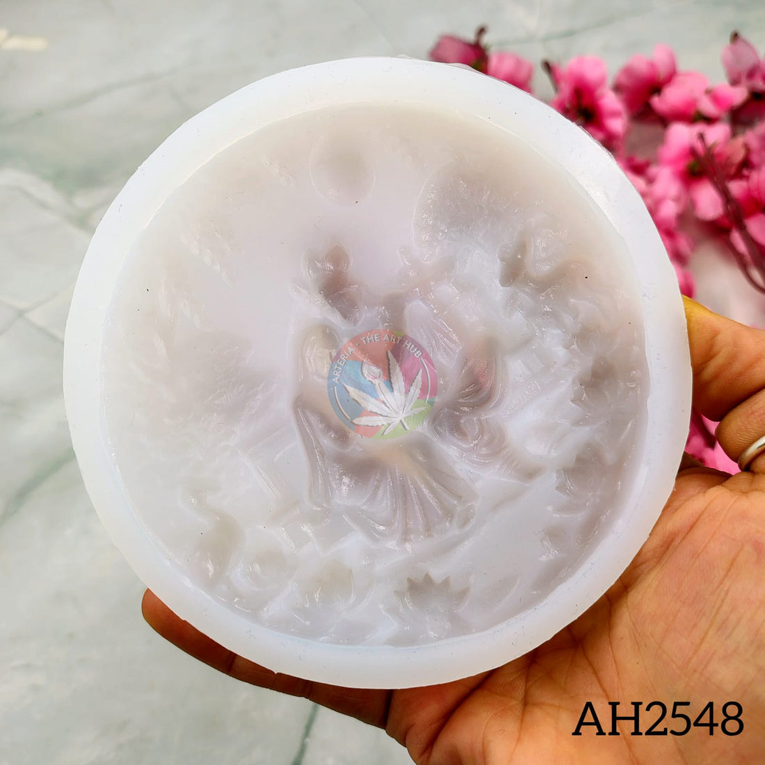 Radha - Krishna round mould
