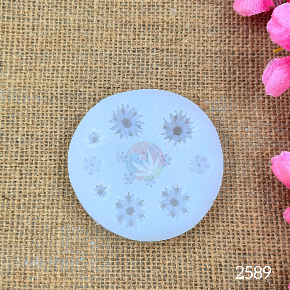 10 Cavity 3D Flower Mould