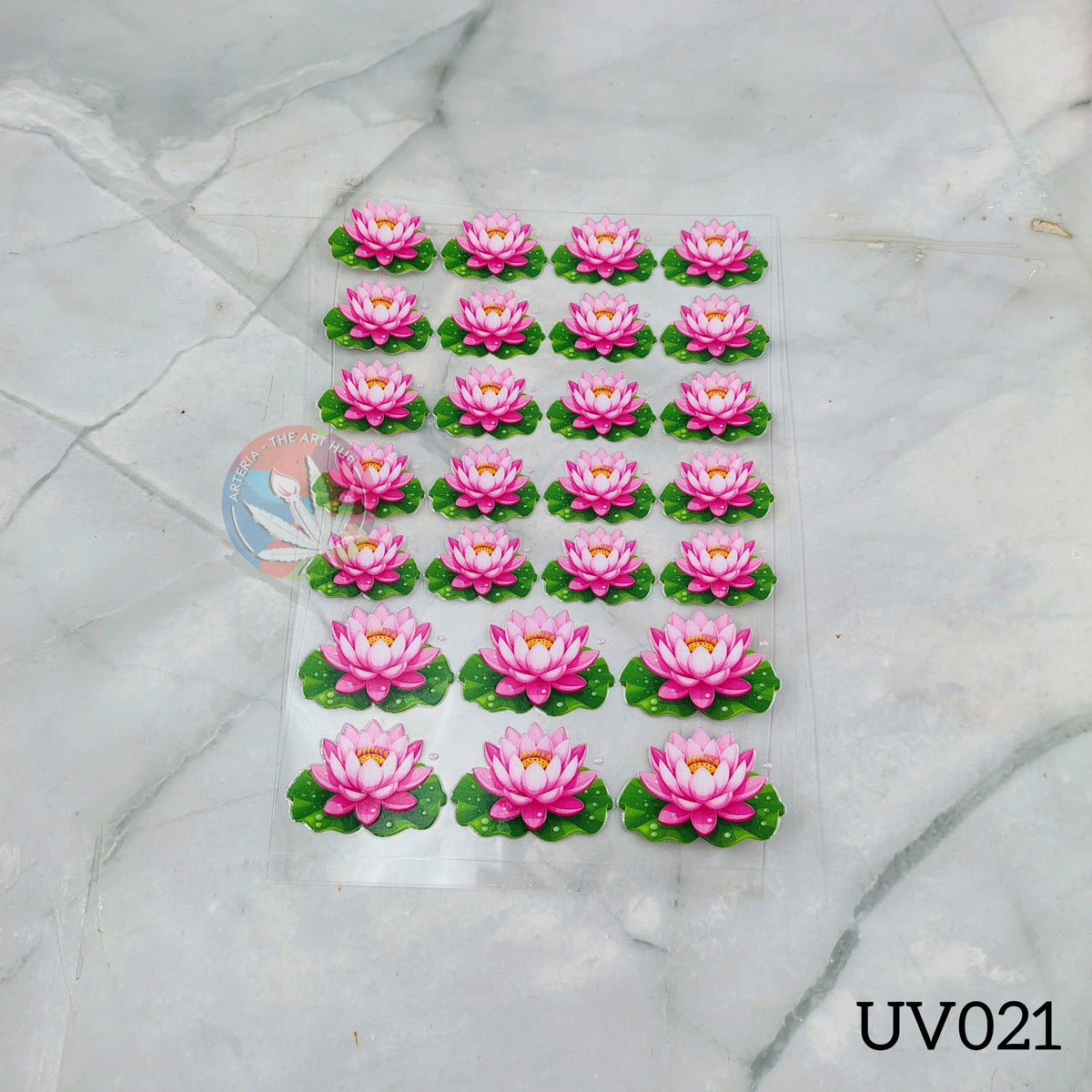 UV DTF Sticker - Pink Lotus