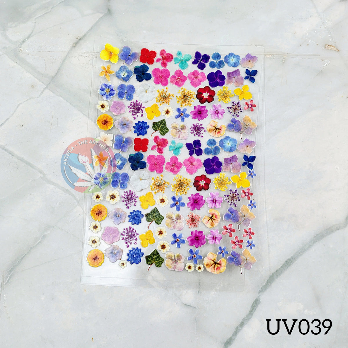 UV DTF Sticker - Mini Pressed Flowers