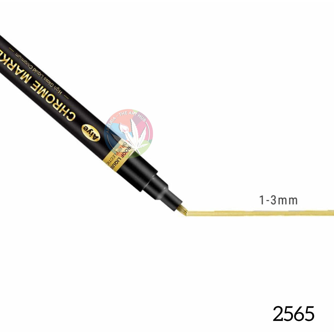 Chrome Marker - High gloss mirror effect premium chisel tip marker